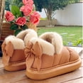thumbnail image 6 of Bnwani Boots for Women,Winter Boots,Non-slip,Slip-on,Warm,Round Toe,Khaki,38(US:6.5-7), 6 of 7