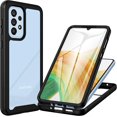 thumbnail image 1 of GHSDFBB Samsung Galaxy A33 5G Case, Shockproof Cover with Built-in Screen Protector, Rugged Durable Full Body Heavy Duty Protection 360° Bumper Clear Cell Phone Case for Samsung Galaxy A33 5G-B, 1 of 7