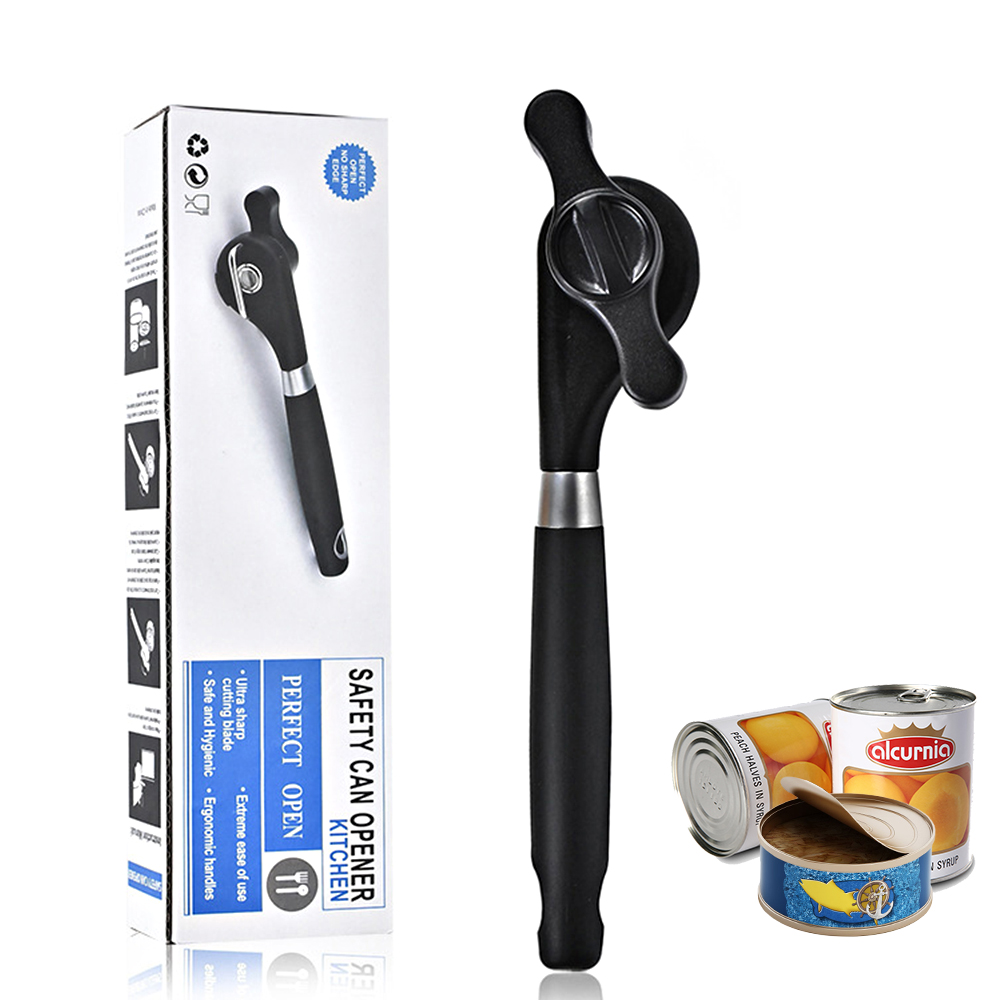 Haomacro Can Opener, Safe Cut Smooth Edge Manual Can Opener