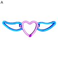 thumbnail image 1 of Neon Light Colorful Creative Heart Wing Wall Hanging Neon Sign Decorative Props Gift for Valentines Day, 1 of 10