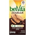 thumbnail image 3 of belVita Sandwich Dark Chocolate Creme Breakfast Biscuits 2 per Pack. 25 Pk., 3 of 6