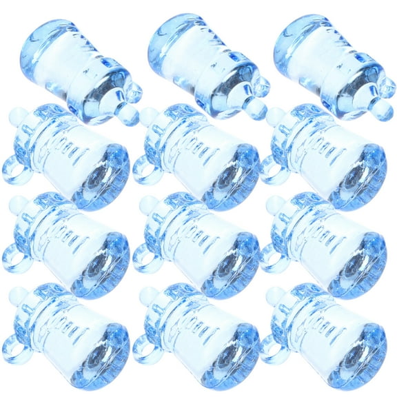 MLINS 60 pcs  Miniature Babies Milk Bottles Toys Mini Bottle Models Baby Shower Party Favors