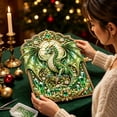thumbnail image 6 of 3D Layered Dragon Diamond Kit 10x12in, Round Drill Canvas Wall Art, Christmas Decoration Indoor Wall Ornament Home Tabletop Decor, 6 of 7