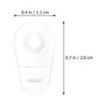 thumbnail image 4 of 100 Pcs Mirror Holders for Walls Coat Hanger Mount Mirrors Wall-mounted Bracket Window Glass, 4 of 6