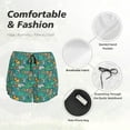 thumbnail image 4 of Bixox Women's Jungle Animals pattern 2 in 1 Running Shorts - Lightweight Athletic Workout Gym Yoga Shorts Liner with Pockets - XX-Large, 4 of 7