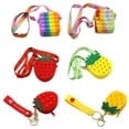 thumbnail image 4 of Push Bubble Coin Purse Silicona Descompresión Juguete Extrusión Bubble Messenger Bag Para Adultos Y Niños Cateissary AP007154-06, 4 of 4