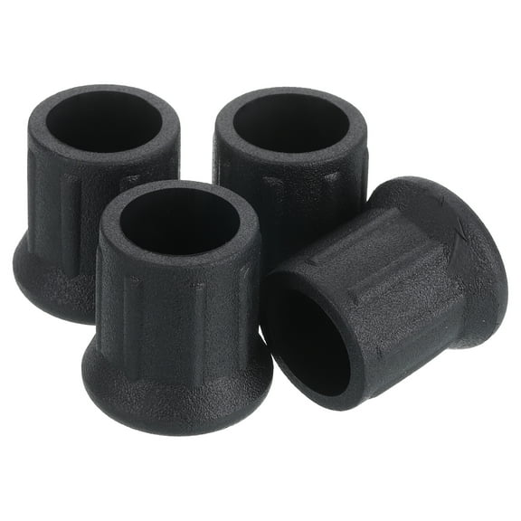 Uxcell 24Pcs Chair Leg Tips Caps, 15/16" Non-Slip Feet End Caps Cover, Straight Chair Leg Floor Protectors, Black
