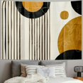 thumbnail image 2 of Orinice Bold Shapes Tapestry Wall Hanging Unique Style Graphic Art for Home Decor in Living Room Bedroom Dorm 50x40inch, 2 of 6