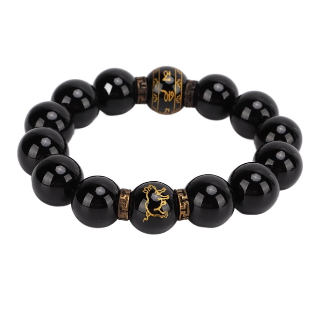 Pulsera de cuentas disipa la presión de las emociones negativas alivia la cuerda de buena suerte para parejas de niños