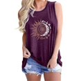 thumbnail image 2 of Ichuanyi Womens Tops Fashion Women Summer Casual O-Neck Print Short Sleeves T-Shirt Blouse Tops, 2 of 5