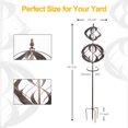 thumbnail image 2 of Cyan Oasis Yard Garden Wind Spinners (14" W x 75" H), 2 of 6