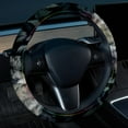 thumbnail image 2 of Wolf 14.5 Inch Printing PVC Leather Car Wheel Cover Steering Wheel Cover Auto Accessories, 2 of 6