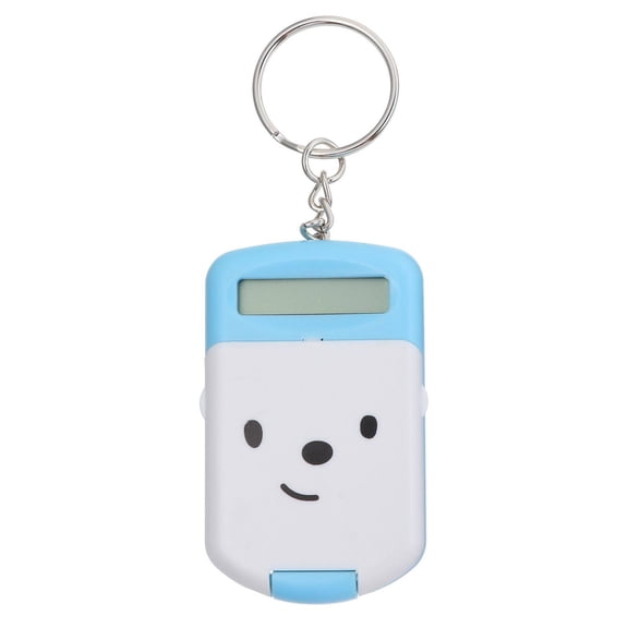 Niceauty Basic Arithmetic Calculator Blue Portable Mathematics Learning 2Pcs