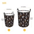 thumbnail image 4 of KLL Jumping Skull Waterproof Foldable Laundry Hamper Bucket with Handles for Storage Bin,Kids Room,Home Organizer (Small ), 4 of 7