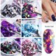 thumbnail image 3 of Conjunto de lentejuelas de uñas de piezas mixtas con cambio de color irregular hexagonal Wmkox8yii hjk4975, 3 of 8