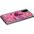 thumbnail image 3 of Case for Samsung Galaxy A51, Galaxy A51 Case Cute Pink Glitter Luxury Sparkle Liquid for Girls Women Quicksand Clear Soft TPU Protective Phone Case for Samsung Galaxy A51 Wink Unicorn, 3 of 11