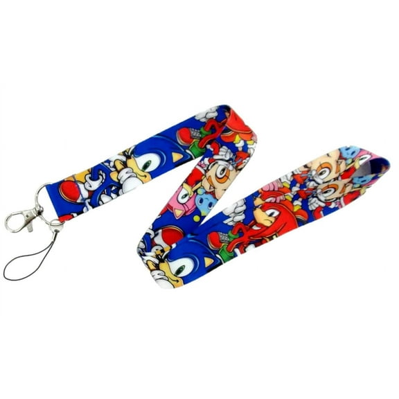 Sonic the Hedgehog Characters Lanyard ID Badge Holder