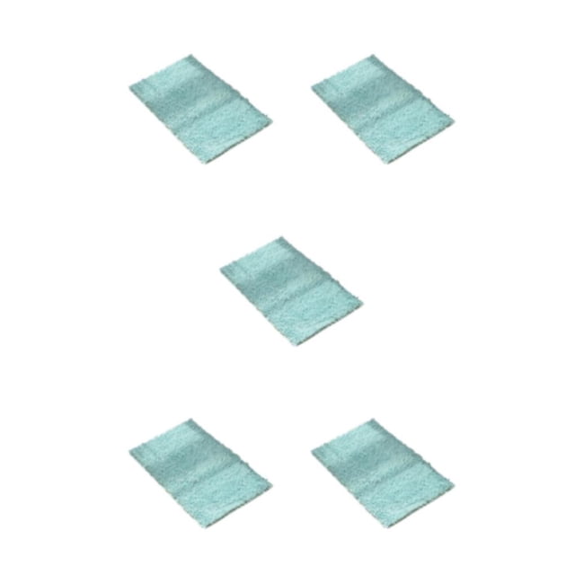 Youkk Polyester Chenille Bath Mat - Strong Water Absorption Exquisite Crafted Soft Texture No Shedding Sky Blue 40cm*60cm 5Set