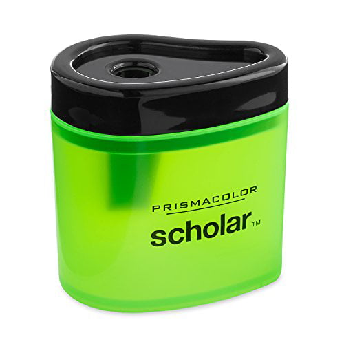 2 Count Prismacolor Scholar Pencil Sharpener and Latex-Free Eraser Bundle 