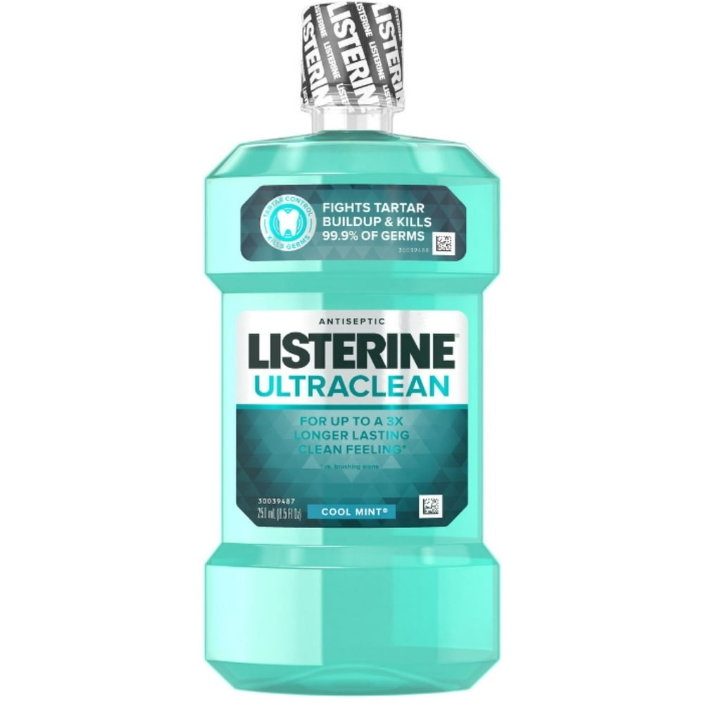 2 Pack Listerine Ultraclean Oral Care Antiseptic Mouthwash Everfresh