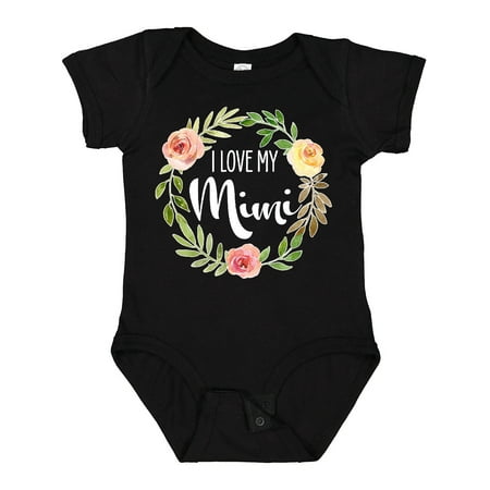 

Inktastic I Love My Mimi- Flower Circle Gift Baby Boy or Baby Girl Bodysuit