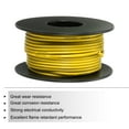 thumbnail image 3 of Silicone Wire 20AWG 20 Gauge Flexible Tinned Copper Standard High-Temperature Hookup Wire Yellow 15m/49.2ft, 3 of 6