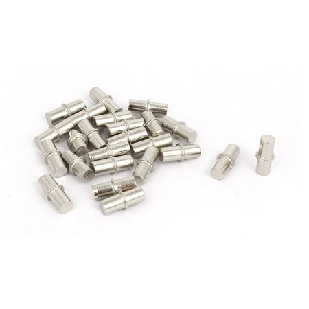 Cabinet Wardrobe Shelf Support Pins Studs Pegs Silver Tone ...