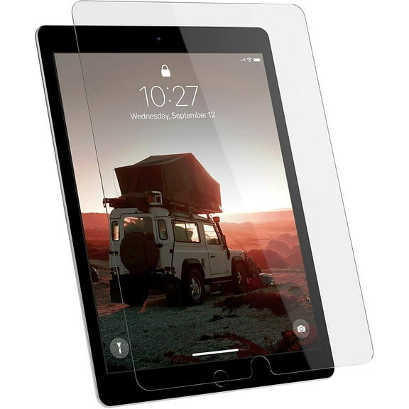 UAG iPad 10.2 iPad 9th Gen 2021, iPad 8th Gen 2020 Screen Protector Tempered Glass Anti-Fingerprint Scratch Resistant Bubble Free Screen Protector, Clear
