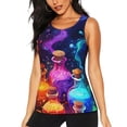 thumbnail image 1 of Fotbe Colorful Potion Bottles Magic Blusas Sin Mangas para Mujer – Estilo Casual, Corte Suelto, Slim-Fit, Cuello Redondo Deportivo, Tops de Verano para Gimnasio y Yoga-Small, 1 of 7