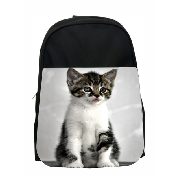 Accessory Avenue School Backpack Cat Posing Kitten Kids PreSchool