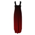 thumbnail image 4 of GYUJNB Robes Maxi d'Été à Bretelles pour Femmes, Aguichant, Col Croisé, Ample, Unie, Longues, Vin, 4 of 5