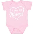 thumbnail image 3 of Inktastic I Love My Mommy in White Chalk Heart Boys or Girls Baby Bodysuit, 3 of 5