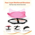 thumbnail image 4 of KFFKFF Kids Rotating Chair, 220 lbs Capacity, Elephant-Shaped Sensory Spinning Seat, Autism-Friendly Toy with Stable Metal Base, Toddler Spin Chair for Balance, Coordination, and Focus, Red, 4 of 9