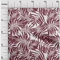thumbnail image 2 of oneOone Rayon Maroon Fabric Leaf Craft Projects Decor Fabric Printed By The Yard 56 Inch Wide, 2 of 4