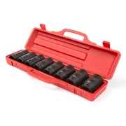 TEKTON 3/4 Inch Drive Deep 6-Point Impact Socket Set with Case, 8-Piece (1 - 1-1/2 in.) | 4891
