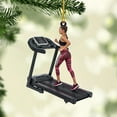 thumbnail image 3 of Custom Treadmill Ornament Tread Mill Ornament for Christmas Xmas Tree Exercise Treadmill for Gymer Fitness Treadmill Exercise Ornament Gift for Weightlifter Fitness Weightlifting Gym (TE4) - 3350, 3 of 7