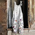 thumbnail image 2 of Mono de mujer, monos, mono de moda, informal, estampado, con bolsillo, mono largo, mono con tirantes, mono Odeerbi ODB-2, 2 of 8
