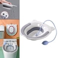 thumbnail image 3 of Asiento de Inodoro Plegable para Baño, Hemorroides , Silla Cómoda , Lavabo de Cadera, Bidé, Bañera para Sunnimix Asiento de inodoro para baño de asiento, 3 of 8