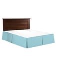 thumbnail image 4 of Luxury Dust Ruffle Double Brushed Microfiber Pleated Bed Skirt 14" Tailored Drop, 4 of 8