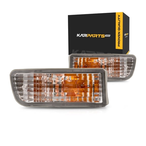 For 1999-2002 Toyota 4Runner Driver and Passenger Side Pair Front Signal Light CAPA TO2530133C