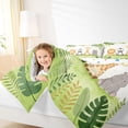 thumbnail image 3 of Manfei Kawaii Giraffe Full Size Comforter Sets,Cute Zebra Bedding Comforter Set,White,Polkadot Reversible,3 Pieces,1 Comforter and 2 Pillowcases, 3 of 7