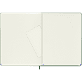 thumbnail image 5 of Moleskine Classic Notebook, Hard Cover, XL (7.5" x 9.75"), Plain, Myrtle Green, 5 of 7
