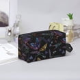 thumbnail image 6 of Uemuo Lavender Flowers Pattern Portable Toiletry Bags with Handle, Waterproof travel Make up Bags for Women, Large Capacity Travel Cosmetic Bags, 6 of 9
