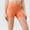 Orange, variant on Olyvenn Women's Tummy Control Active Yoga Biker Shorts High Waisted Workout Gym Booty Shorts Athletic Running Short Pants Black M