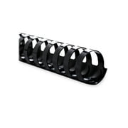 Sparco, SPR18006, Plastic Binding Spines, 100 / Box, Black