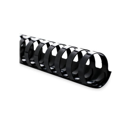 Sparco, SPR18006, Plastic Binding Spines, 100 / Box, Black