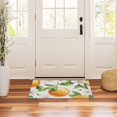 thumbnail image 3 of Yayeee Doormat for Indoor Entrance 32" x 20" Non Slippery Floor Rug, Floral Watercolor Oranges, 3 of 8