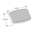 thumbnail image 2 of Steele Rubber Products - 25-0024-22 - Brake and Clutch Pedal Pad - Compatible with 1932-1949 Pontiac, Oldsmobile, 2 of 2
