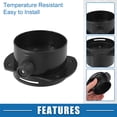 thumbnail image 3 of Universal Car Air Ducting Connector Straight Air Heater Duct Joiner Connector Pipe 2.95'' 75mm OD, 3 of 6