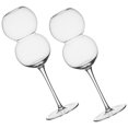 thumbnail image 2 of 2pcs Glass Cocktail Goblets Glass Drinking Cups Cold Water Glasses Restaurant Red Wine Goblets, 2 of 4